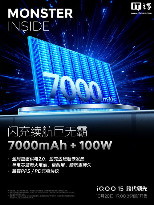 iQOO 15 手機震撼發布 7000mAh 藍海電池與雙快充技術引領電競體驗
